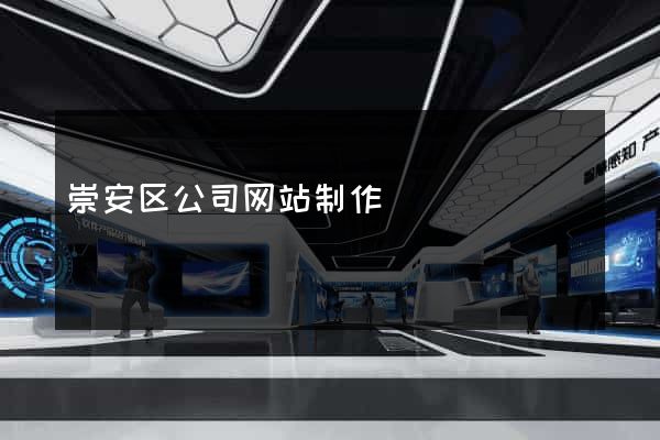 崇安区公司网站制作