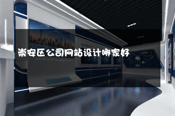 崇安区公司网站设计哪家好