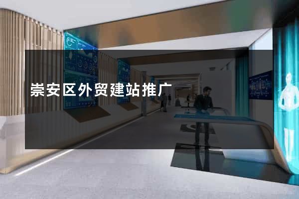 崇安区外贸建站推广