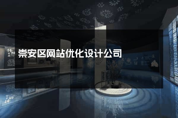 崇安区网站优化设计公司