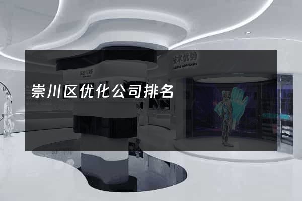 崇川区优化公司排名