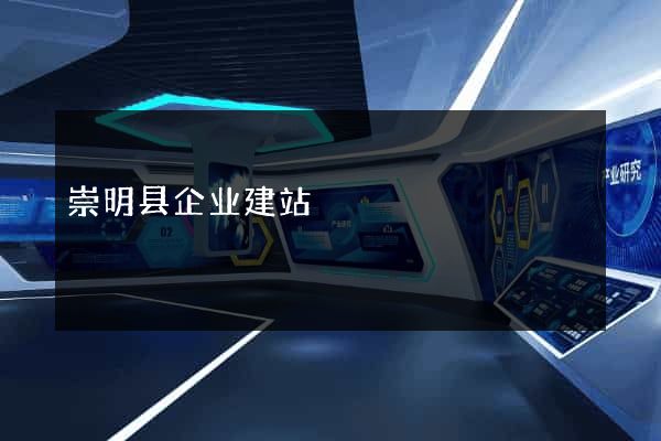 崇明县企业建站