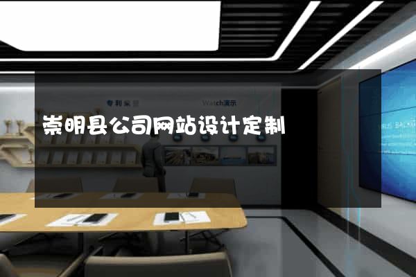 崇明县公司网站设计定制