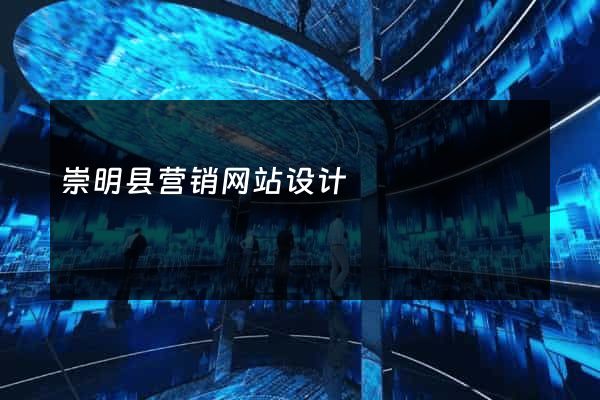 崇明县营销网站设计