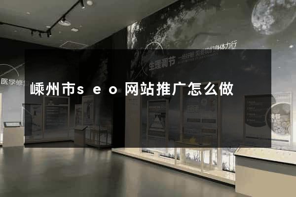嵊州市seo网站推广怎么做