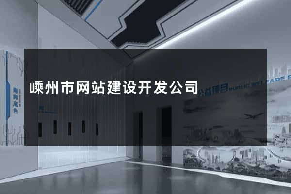 嵊州市网站建设开发公司