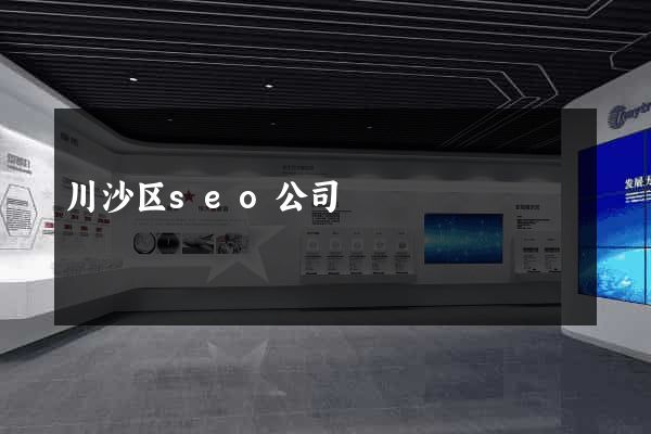 川沙区seo公司