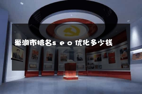 巢湖市排名seo优化多少钱