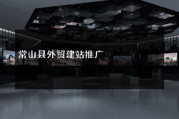 常山县外贸建站推广