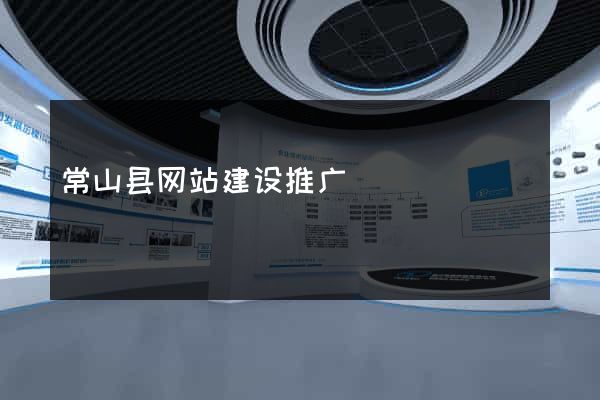 常山县网站建设推广