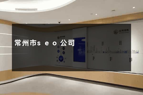 常州市seo公司