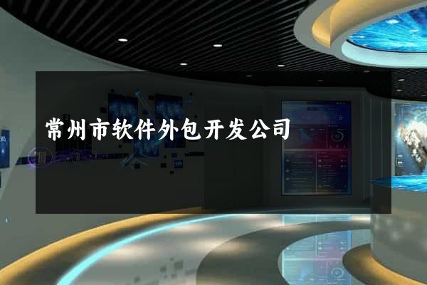 常州市软件外包开发公司