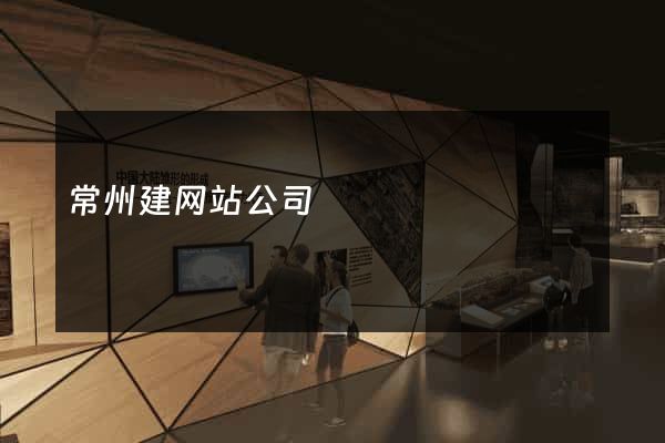 常州建网站公司