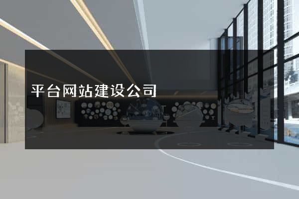 平台网站建设公司