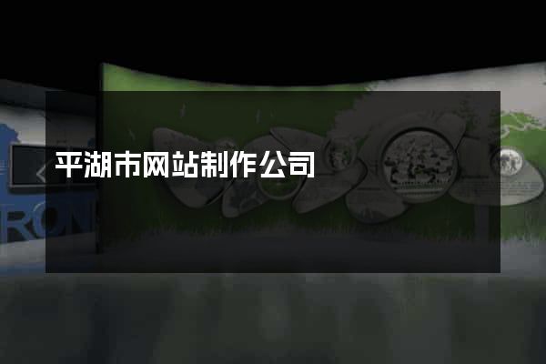 平湖市网站制作公司