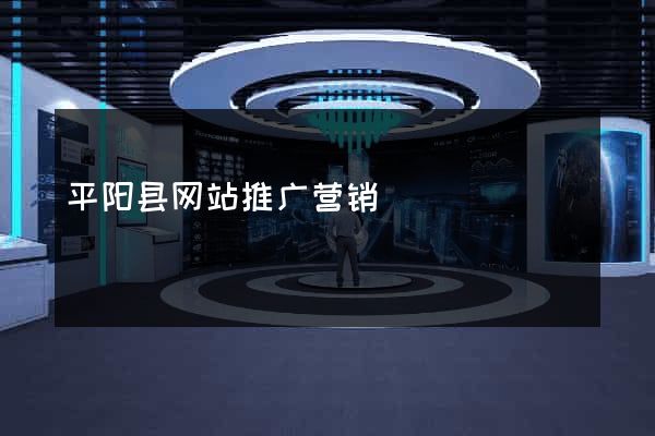 平阳县网站推广营销
