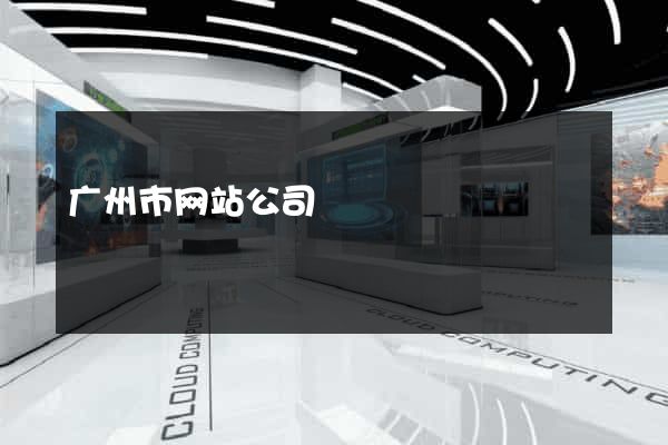 广州市网站公司