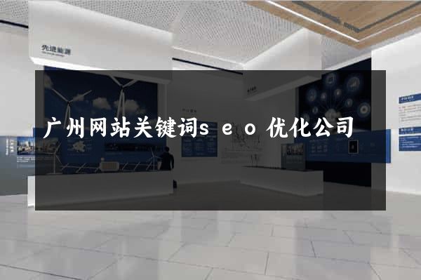 广州网站关键词seo优化公司