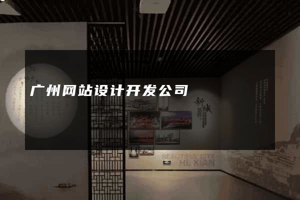 广州网站设计开发公司