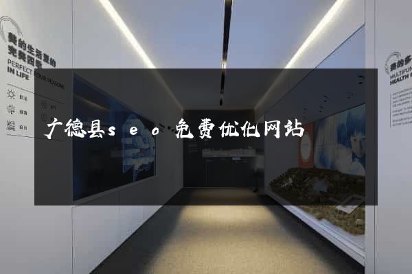 广德县seo免费优化网站