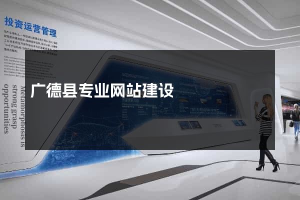 广德县专业网站建设