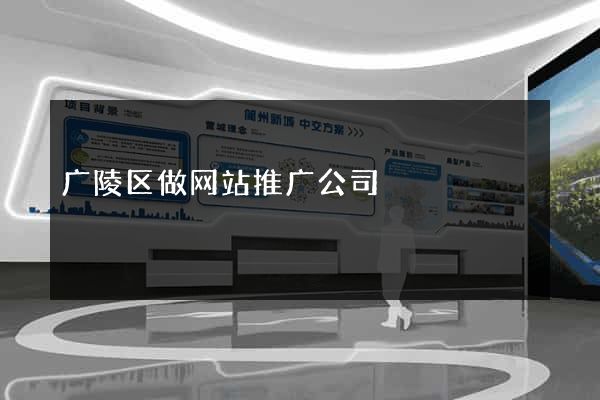 广陵区做网站推广公司