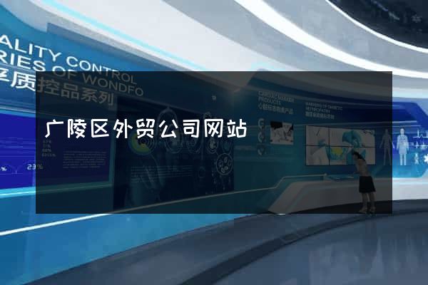 广陵区外贸公司网站