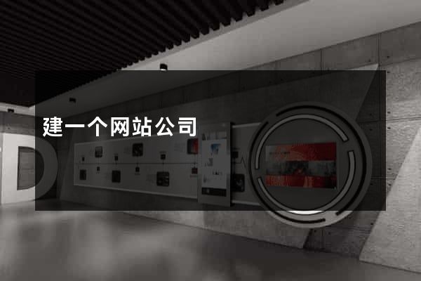 建一个网站公司