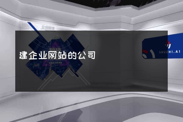 建企业网站的公司