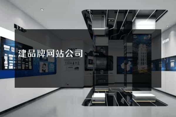 建品牌网站公司