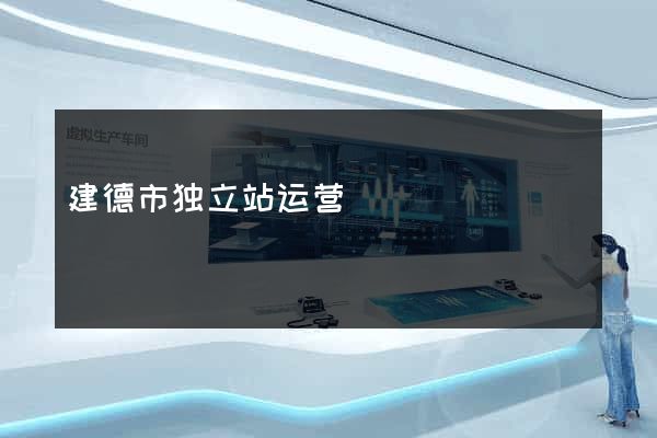 建德市独立站运营