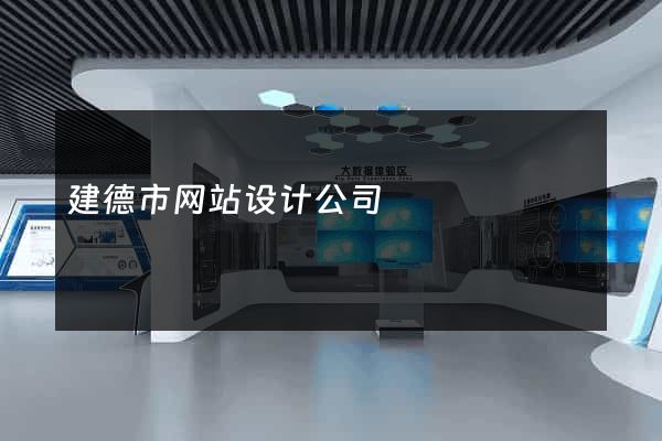 建德市网站设计公司