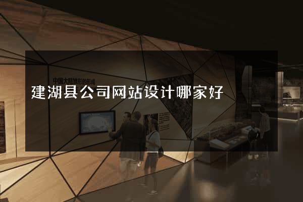 建湖县公司网站设计哪家好