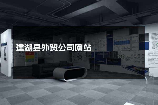 建湖县外贸公司网站