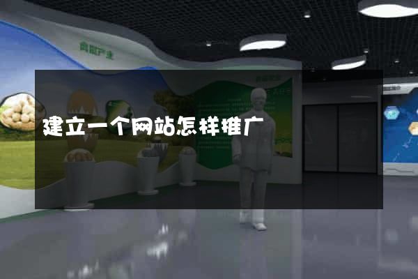 建立一个网站怎样推广