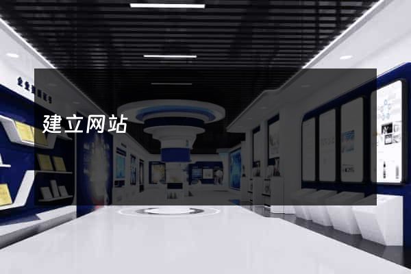 建立网站