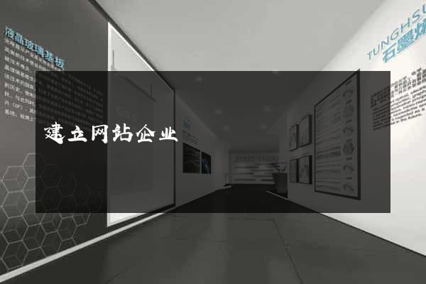 建立网站企业