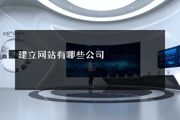 建立网站有哪些公司