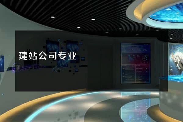 建站公司专业