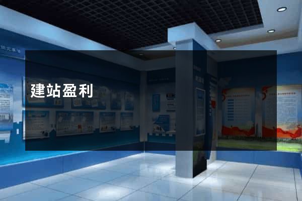 建站盈利