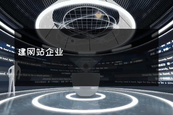 建网站企业