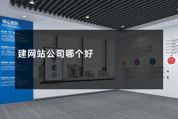 建网站公司哪个好