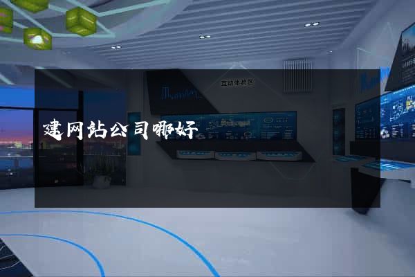 建网站公司哪好
