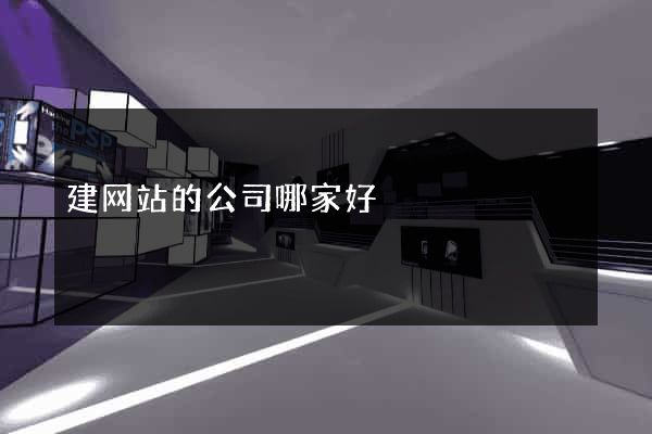 建网站的公司哪家好