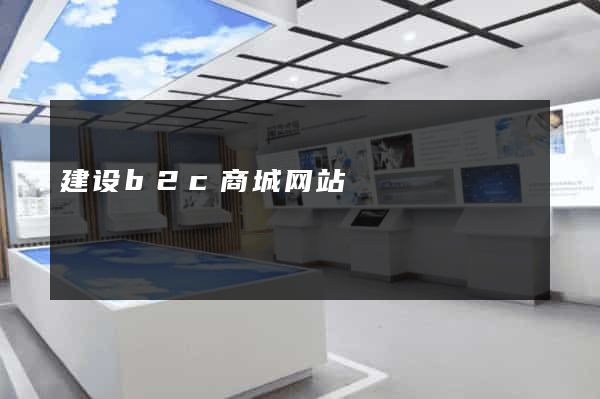 建设b2c商城网站