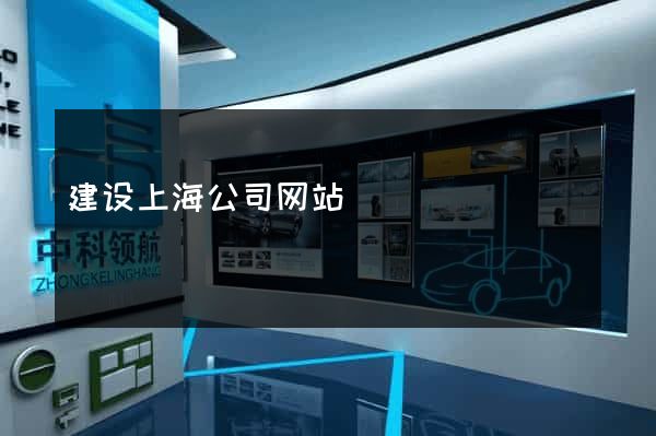 建设上海公司网站