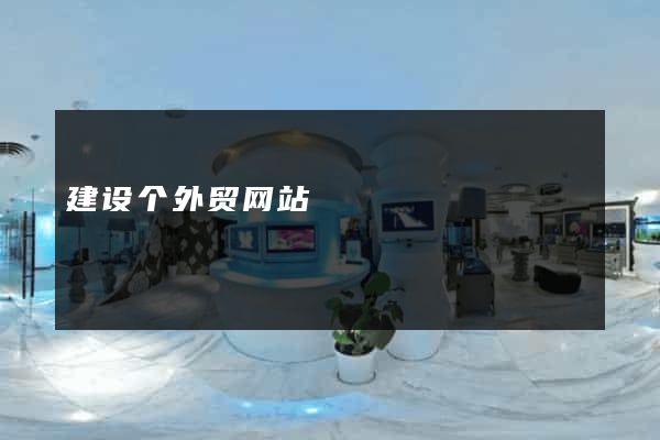 建设个外贸网站