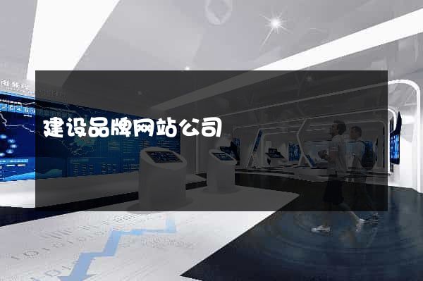 建设品牌网站公司