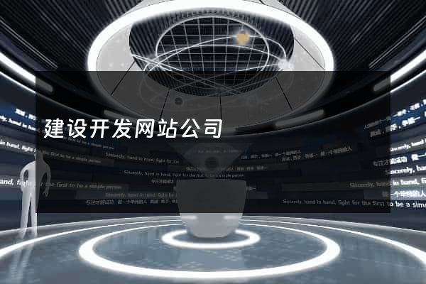 建设开发网站公司