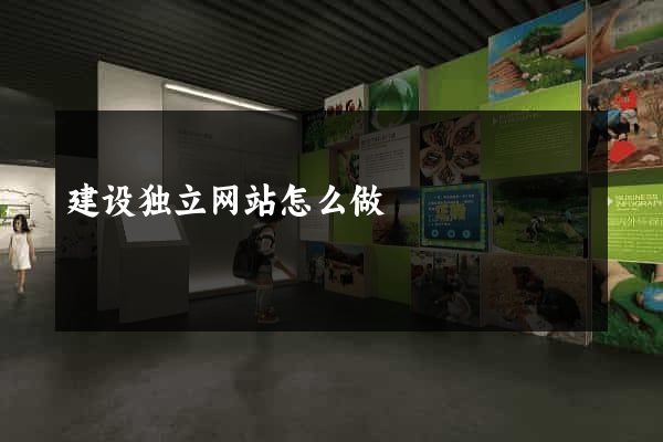 建设独立网站怎么做